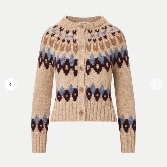 Veronica Beard Fair Isle Cardigan NWT - Picture 6 of 8